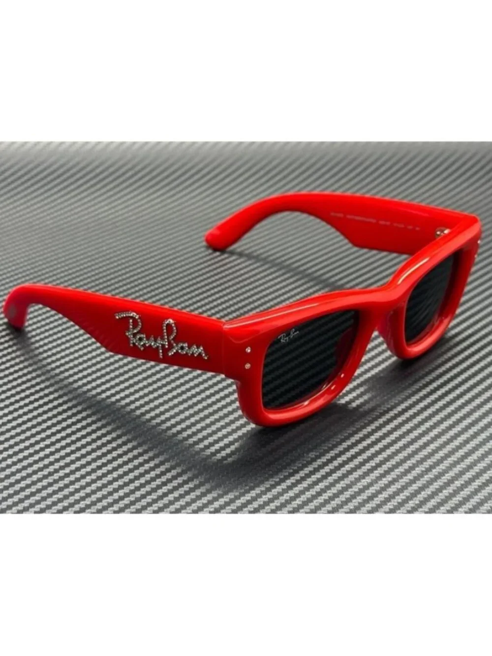 New Ray-Ban Men Red Strass Sunglasses 47-23-145